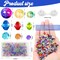 1300PCS Glass Beads for Jewelry Making Colorful Rainbow Craft